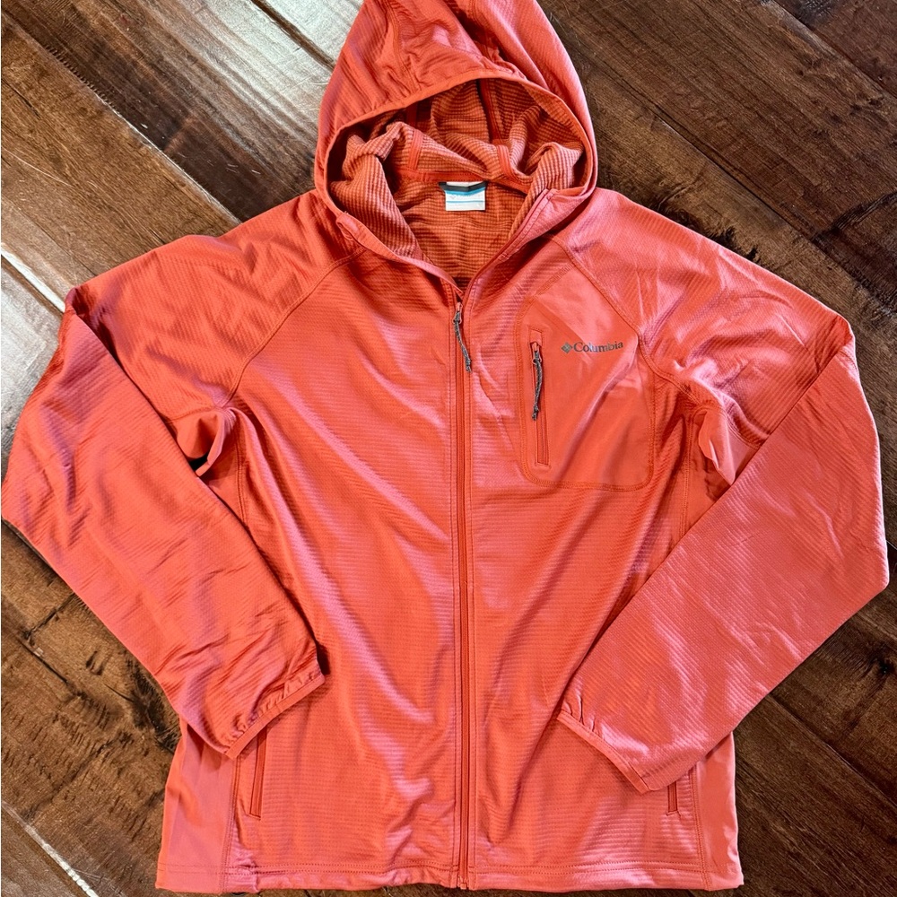 Men’s Size L Columbia DriVenture Hooded Pullover Zip Jacket